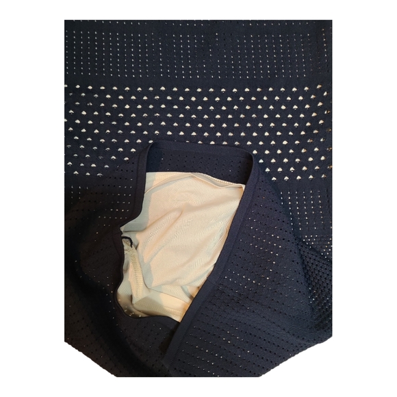 Calvin Klein Short Sleeve Cold Shoulder Sweater Dress Twilight Navy Small - Picture 11 of 12